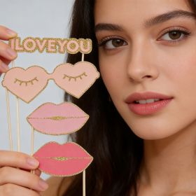 Heart Photo Props 6pcs-5056 (Option: 6926398655056)