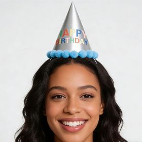 Silver Party Hat 6pcs-5179 (Option: 6926398655179)