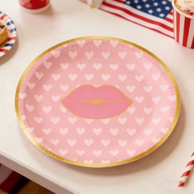 Heart Paper Plate 6pcs-4943 (Option: 6926398654943)